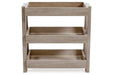 Blariden Light Tan Shelf Accent Table - Gate FurnitureTable