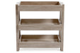 Blariden Light Tan Shelf Accent Table - Gate FurnitureTable