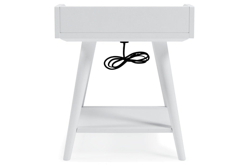 Blariden White Accent Table - Gate FurnitureTable