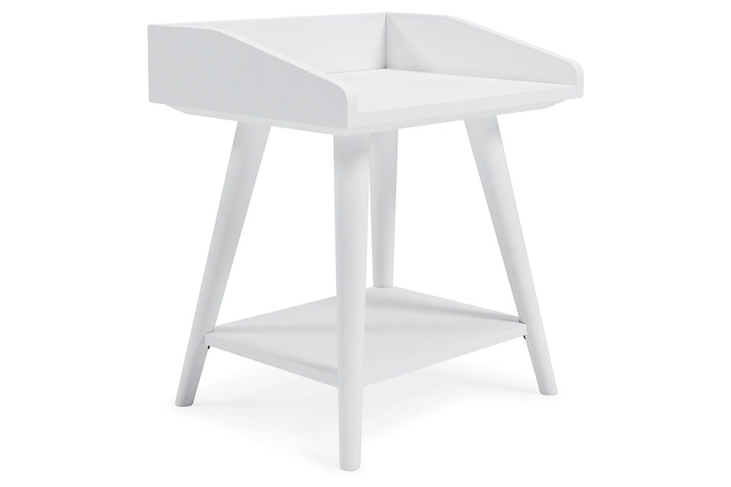 Blariden White Accent Table - Gate FurnitureTable