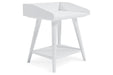 Blariden White Accent Table - Gate FurnitureTable