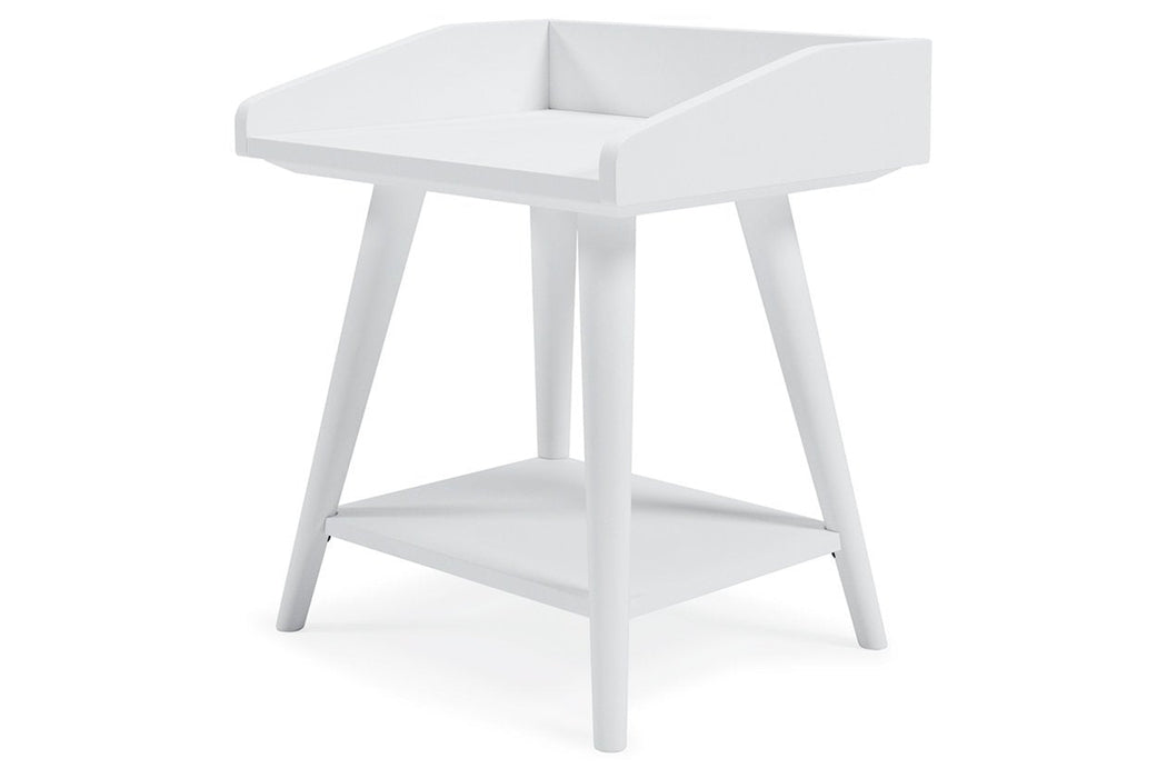 Blariden White Accent Table - Gate FurnitureTable