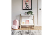 Blariden White/Tan Small Bookcase - Lara FurnitureBookcases
