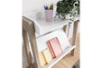 Blariden White/Tan Small Bookcase - Gate FurnitureBookcases