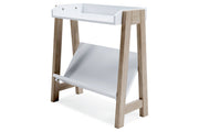 Blariden White/Tan Small Bookcase - Lara FurnitureBookcases