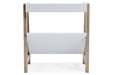 Blariden White/Tan Small Bookcase - Gate FurnitureBookcases