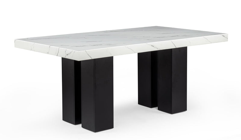 D255 - Blaze Grey 5PC ( Table & 4 Grey Chairs) - D255-Grey-5PC