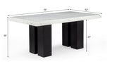 Blaze 7PC ( Table & 6 Grey Chairs) - D255-Grey-7PC