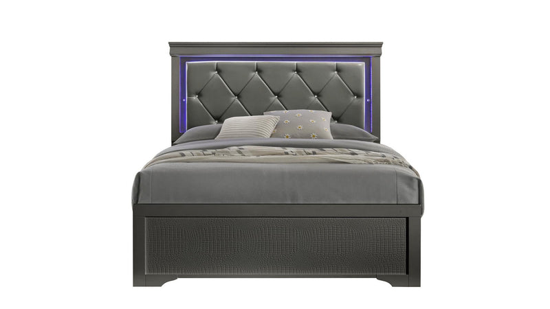 Blaze Twin Bed Gray - Blaze Twin Bed Gray