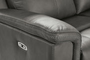 Bleckley Anchor Power Reclining Loveseat with Console - PCU1200018