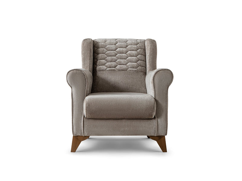 Bodrum 3-pieces (Sofa & Loveseat & Chair) Livingroom Set in Beige - 200-ST-BOD-HENRY07-321