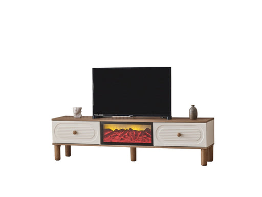 Bohem Tv Stand With Fireplace - 130-BOH-TV-F