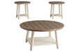 Bolanbrook Two - tone Table (Set of 3) - Gate FurnitureOccasional Table Set