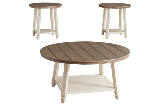 Bolanbrook Two - tone Table (Set of 3) - Gate FurnitureOccasional Table Set