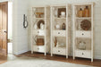 Bolanburg Antique White Display Cabinet - Gate FurnitureServer