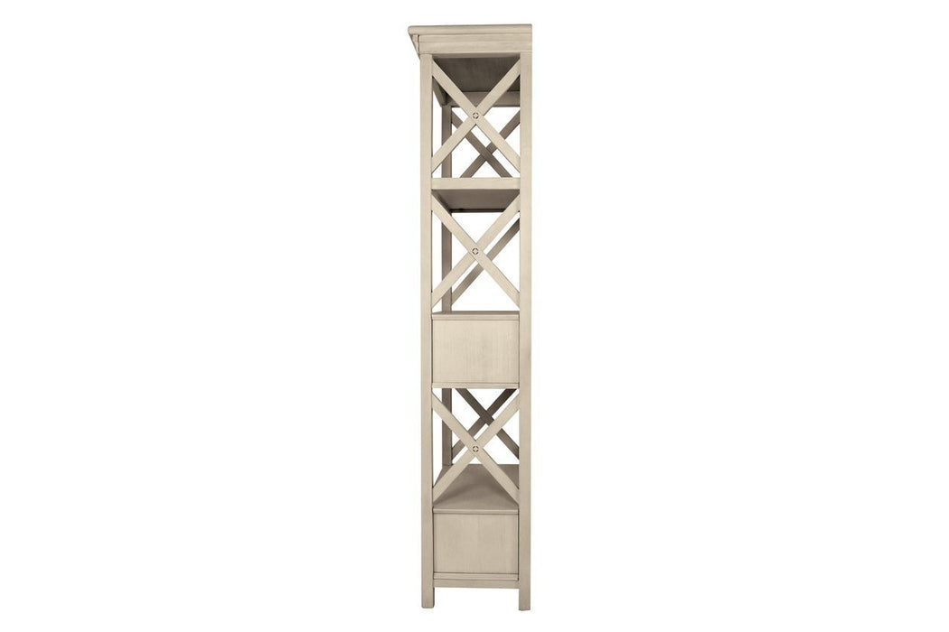 Bolanburg Antique White Display Cabinet - Gate FurnitureServer
