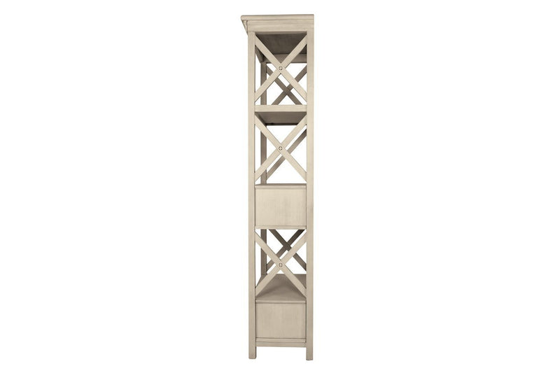 Bolanburg Antique White Display Cabinet - Lara FurnitureServer