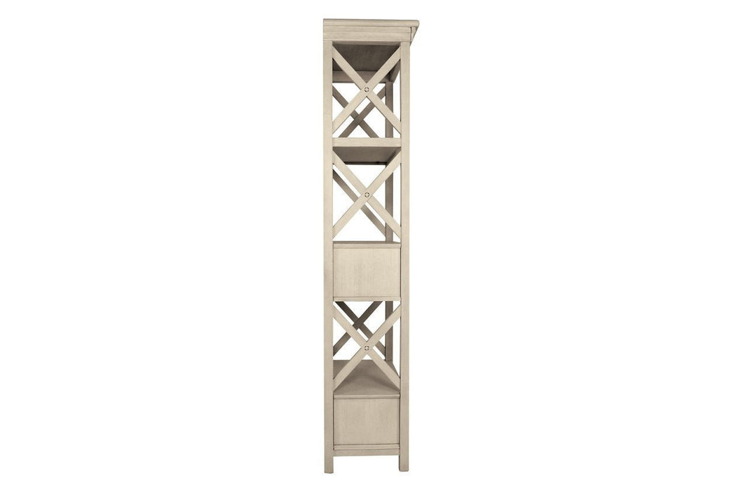 Bolanburg Antique White Display Cabinet - Gate FurnitureServer