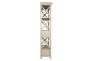 Bolanburg Antique White Display Cabinet - Lara FurnitureServer