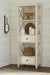 Bolanburg Antique White Display Cabinet - Gate FurnitureServer