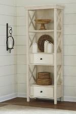 Bolanburg Antique White Display Cabinet - Lara FurnitureServer