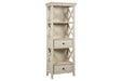 Bolanburg Antique White Display Cabinet - Gate FurnitureServer