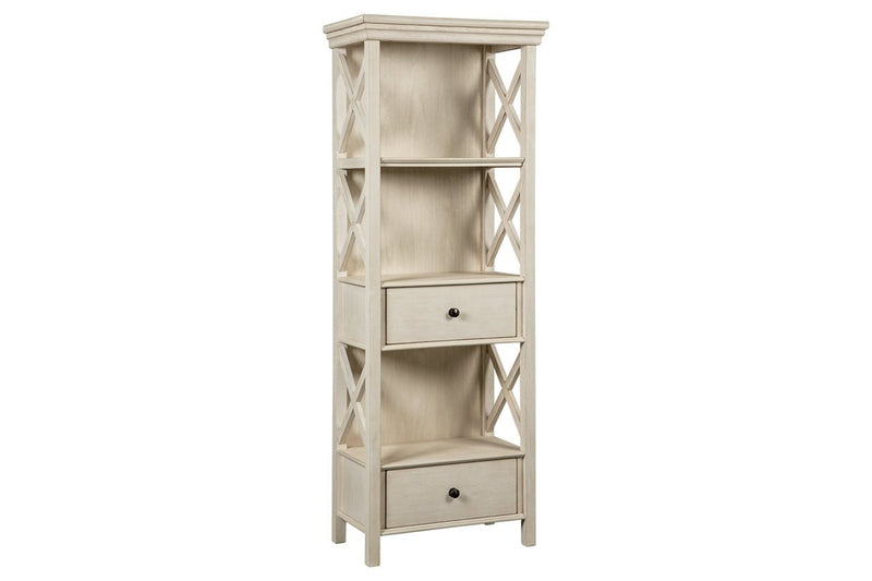 Bolanburg Antique White Display Cabinet - Lara FurnitureServer