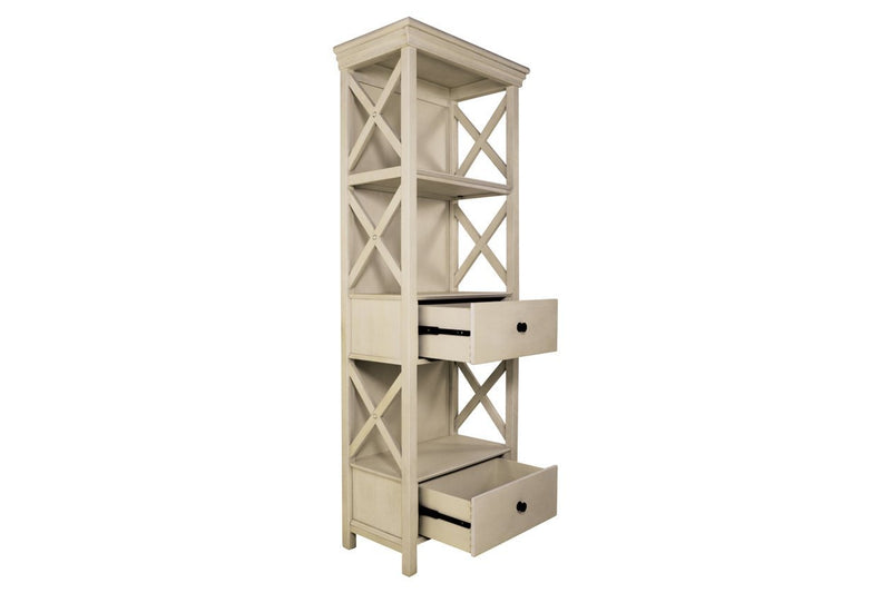 Bolanburg Antique White Display Cabinet - Lara FurnitureServer