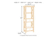 Bolanburg Antique White Display Cabinet - Gate FurnitureServer