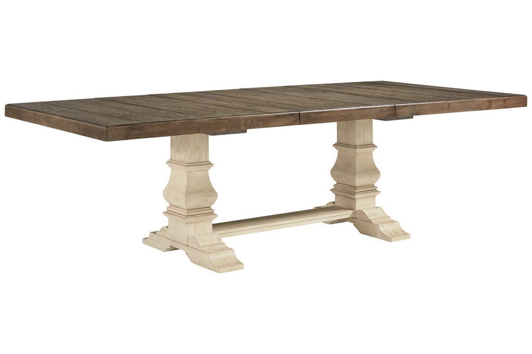 Bolanburg Antique White Extention Dining Table - Gate FurnitureDining Table