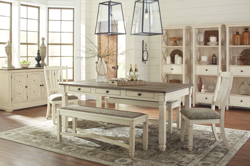 Bolanburg Antique White - Oak Dining Room Set - Lara FurnitureDining Room Set