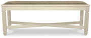 Bolanburg Dining Table and 4 Chairs and Bench in Two-tone from Ashley - Lara Furniture