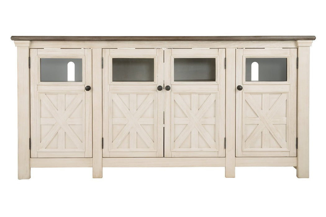 Bolanburg Two - tone 74" TV Stand - Gate FurnitureTV Stand