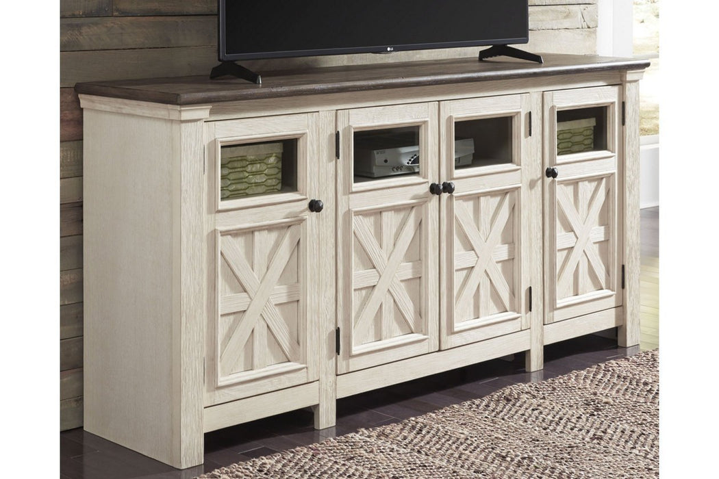 Bolanburg Two - tone 74" TV Stand - Gate FurnitureTV Stand