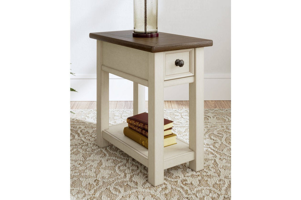 Bolanburg Two - tone Chairside End Table - Gate FurnitureEnd Table Chair Side