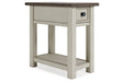 Bolanburg Two - tone Chairside End Table - Gate FurnitureEnd Table Chair Side