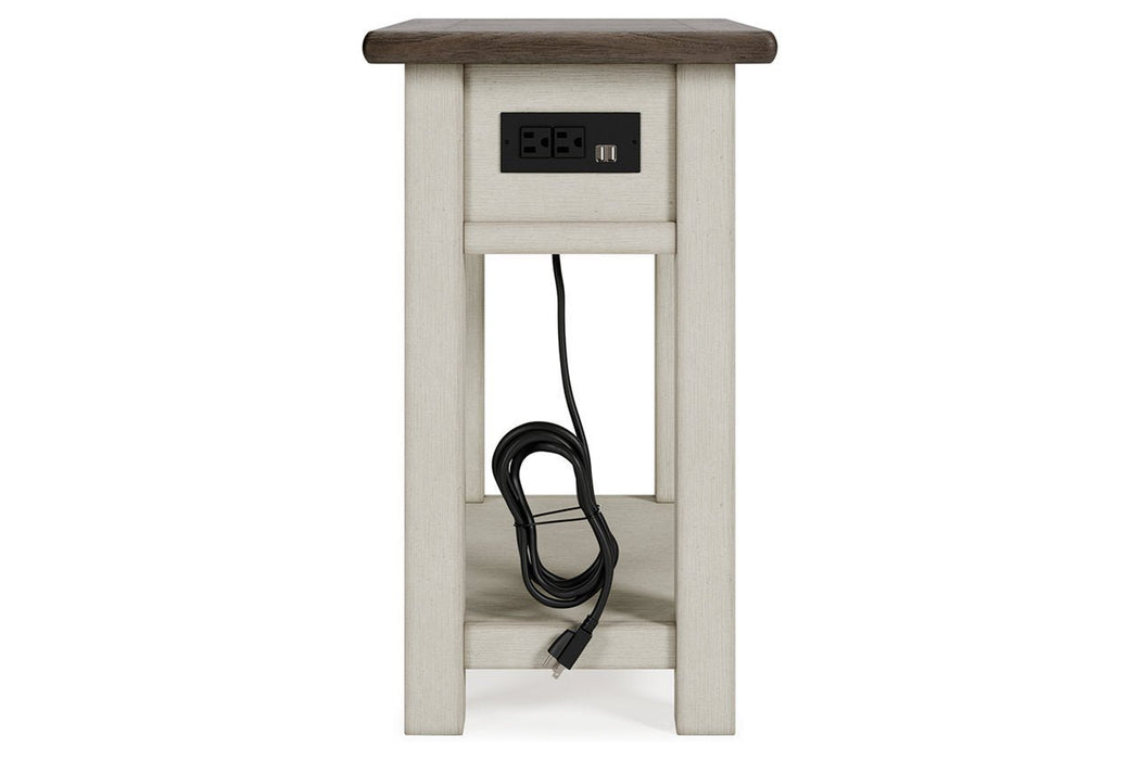 Bolanburg Two - tone Chairside End Table - Gate FurnitureEnd Table Chair Side