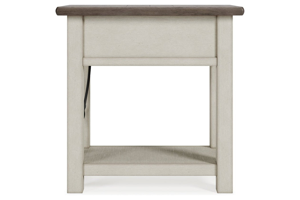 Bolanburg Two - tone Chairside End Table - Gate FurnitureEnd Table Chair Side
