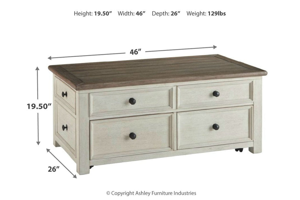 Bolanburg Two - tone Coffee Table with Lift Top - Gate FurnitureCoffee Table