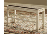 Bolanburg Two - tone Counter Height Dining Bench - Lara FurnitureAccent Bench