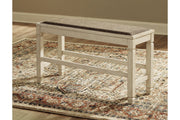 Bolanburg Two - tone Counter Height Dining Bench - Lara FurnitureAccent Bench