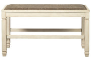 Bolanburg Two - tone Counter Height Dining Bench - Lara FurnitureAccent Bench