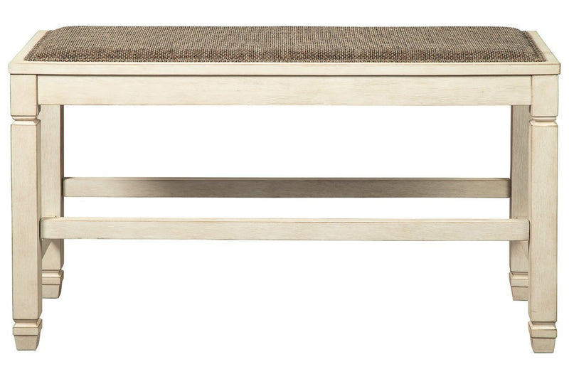 Bolanburg Two - tone Counter Height Dining Bench - Lara FurnitureAccent Bench