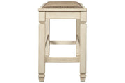 Bolanburg Two - tone Counter Height Dining Bench - Lara FurnitureAccent Bench