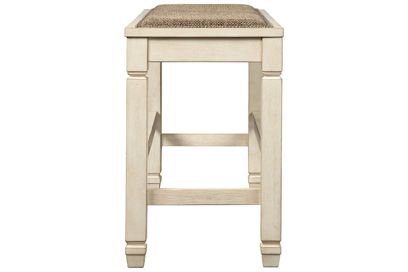 Bolanburg Two - tone Counter Height Dining Bench - Lara FurnitureAccent Bench