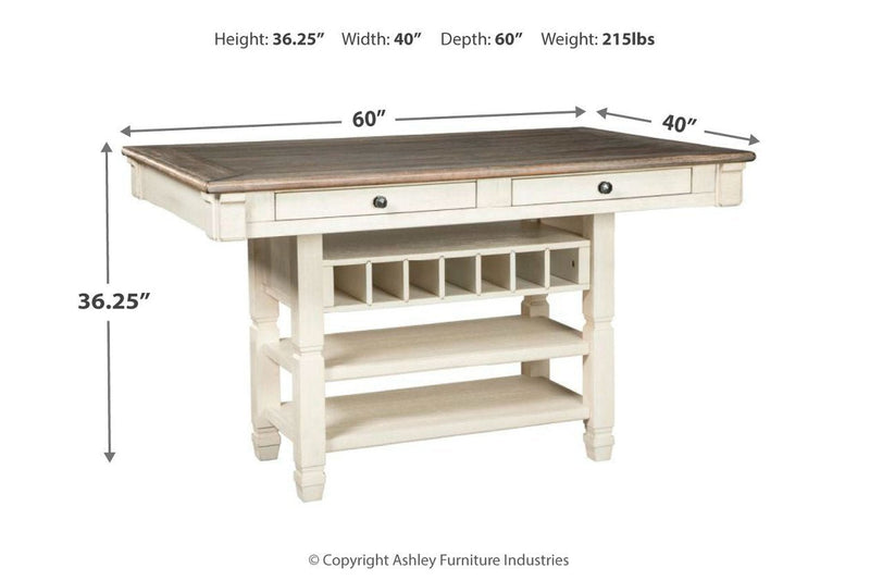 Bolanburg Two - tone Counter Height Dining Table - Lara FurnitureDining Table