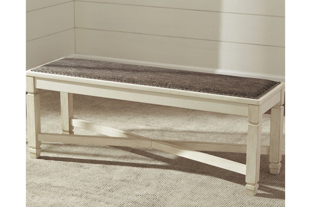 Bolanburg Two - tone Dining Bench - Gate FurnitureAccent Bench