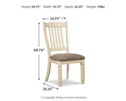 Bolanburg Two-tone Dining Chair (Set of 2) - D647-01X2
