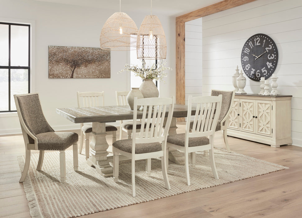 Bolanburg Two - tone Extendable Dining Set - Gate FurnitureDining Room Set