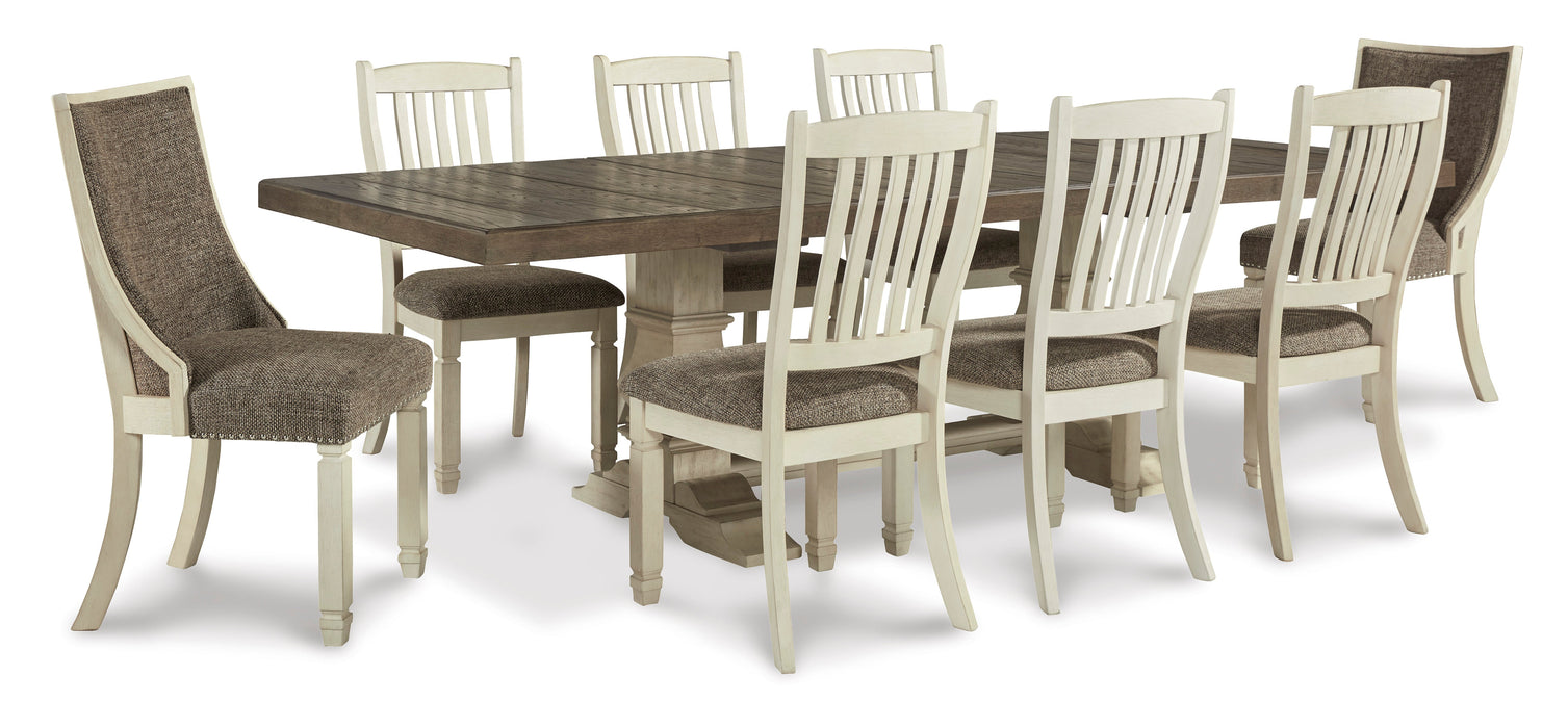 Bolanburg Two - tone Extendable Dining Set - Gate FurnitureDining Room Set